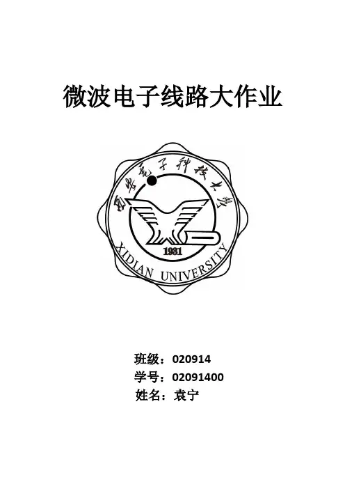 微波电子线路大作业(2)