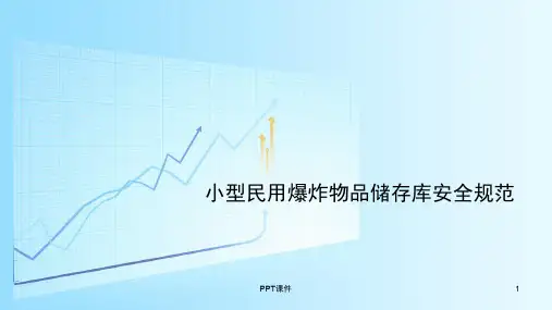 小型民用爆炸物品储存库安全规范  ppt课件