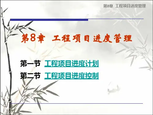 工程项目进度管理 PPT课件