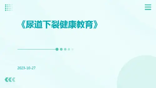 尿道下裂健康教育