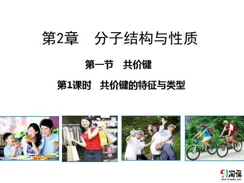 课件1：2.1.1  共价键的特征与类型