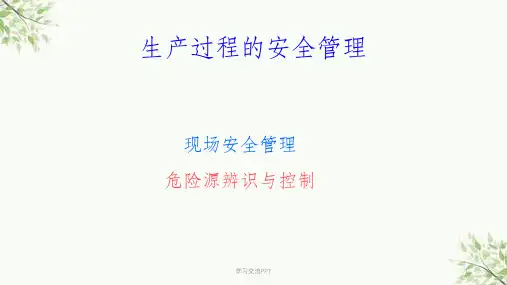 危险源辨识及分类方法课件