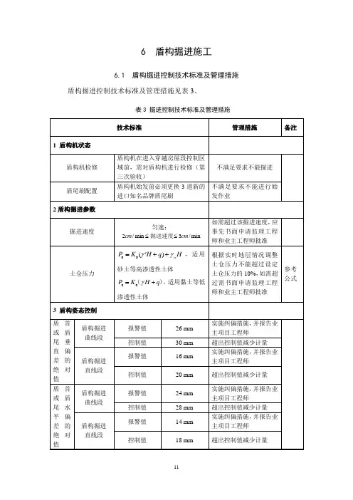 盾构掘进施工技术