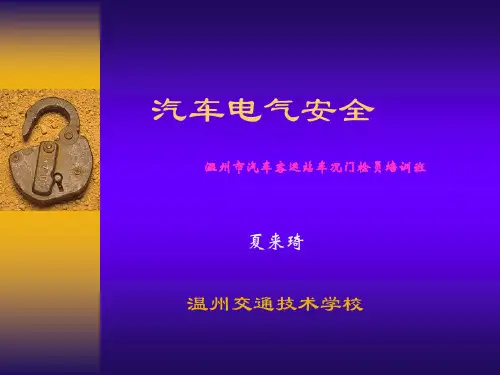 汽车电气安全