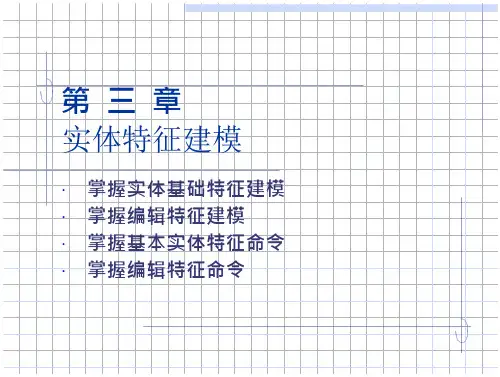 实体特征建模