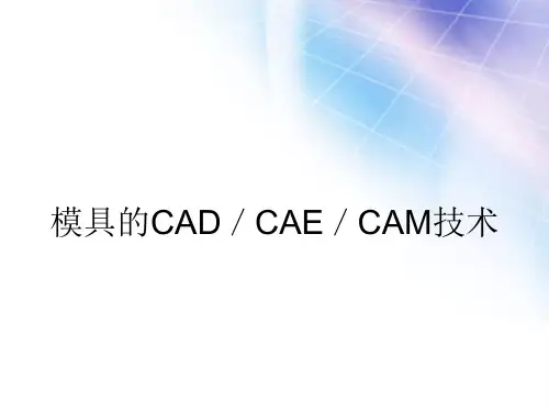 模具的CAD／CAE／CAM技术