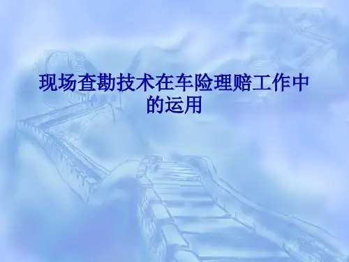 现场查勘技术.ppt