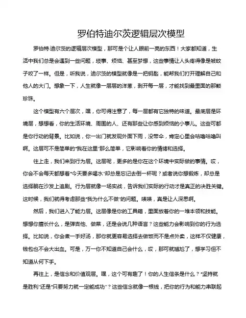 罗伯特迪尔茨逻辑层次模型