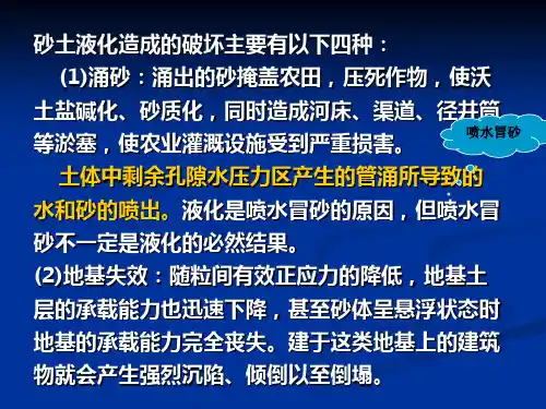 第七章地震导致的区域性砂土液化祥解
