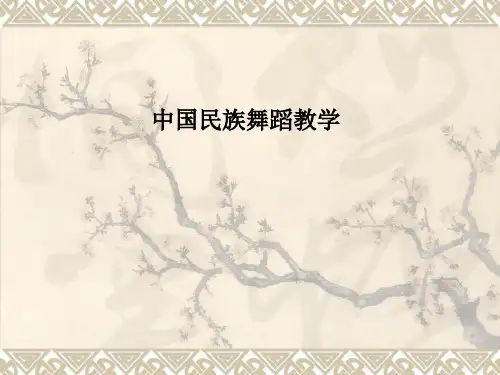 中国民族舞蹈教学PPT课件