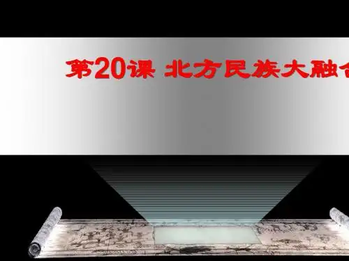 北方民族大融合 PPT课件33 人教版