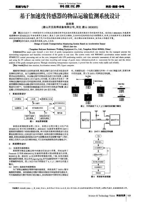 基于加速度传感器的物品运输监测系统设计