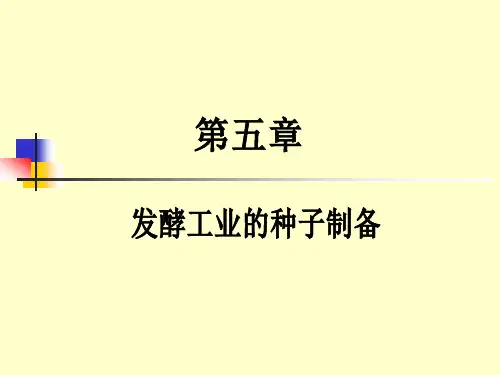 5_发酵种子制备与发酵机制