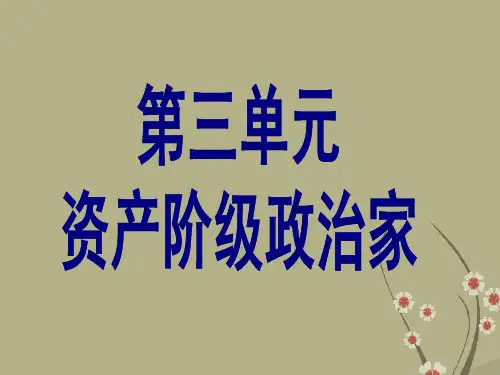 高中历史 第三单元 第9课 法国大革命的捍卫者拿破仑课件 岳麓版选修4