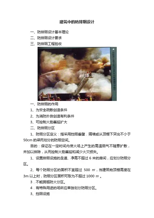 建筑中的防排烟设计