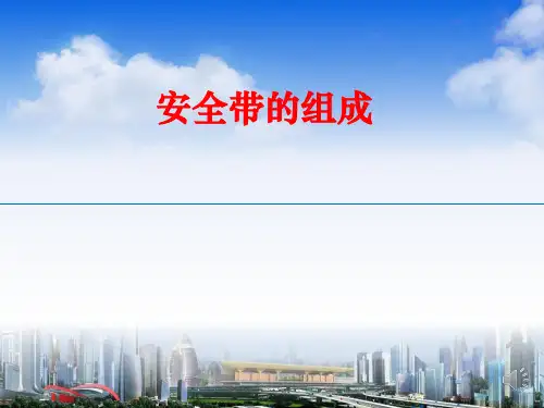 安全带的组成