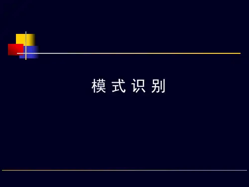 模式识别(钟珞)