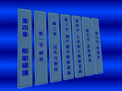 第一章 船舶碰撞