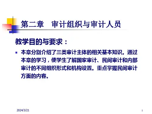 审计学第二章80页PPT
