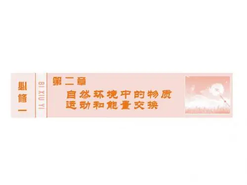 新课标高考地理大一轮复习讲义课件：必修1 第2章 3常见的天气系统
