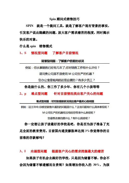 SPIN-顾问式销售技巧