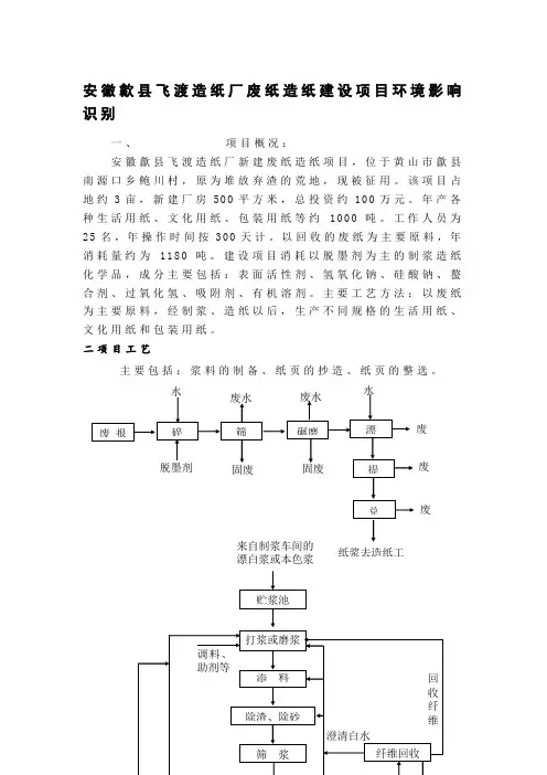 造纸厂报告