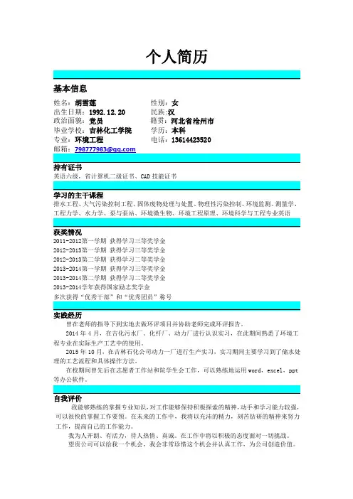 王萍个人简历