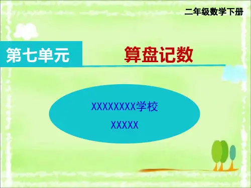 算盘记数