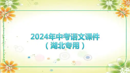 2024年中考语文(湖北专用)专题一常考字音分类训练  课件(共52张PPT)