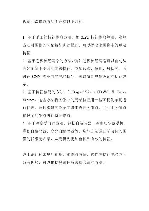 视觉元素提取方法