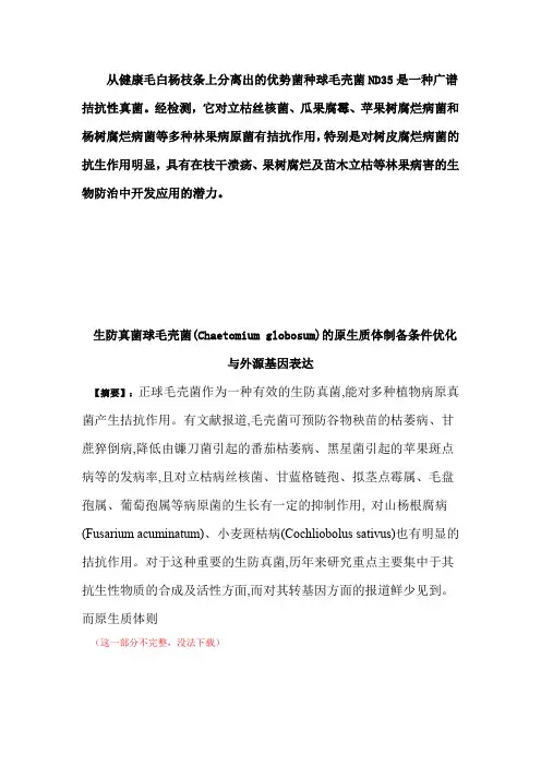 球毛壳菌
