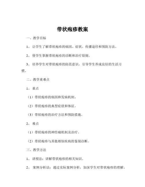 带状疱疹教案