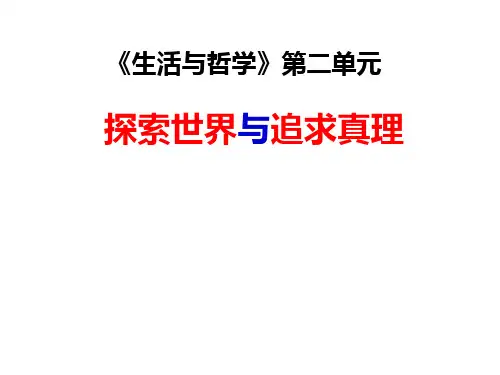 《生活与哲学》第二单元知识体系复习课件
