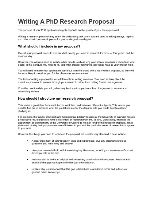 PhD Research Proposal
