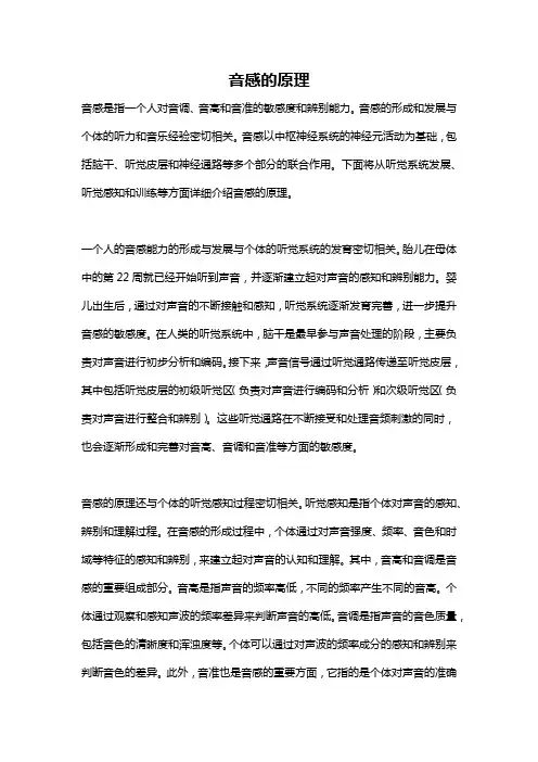 音感的原理