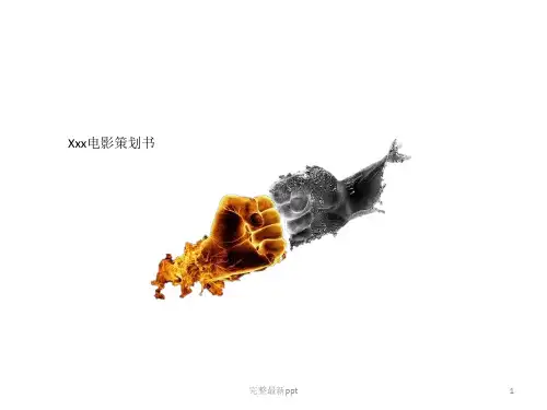 xx电影宣传推广策划书ppt课件