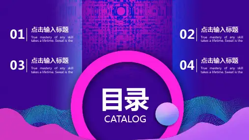 简约企业宣传计划书PPT模板