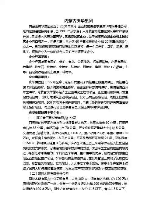 内蒙古庆华集团