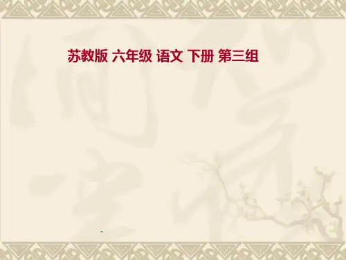 苏教版六年级下册语文《三打白骨精》课件PPT