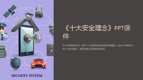 《十大安全理念》课件