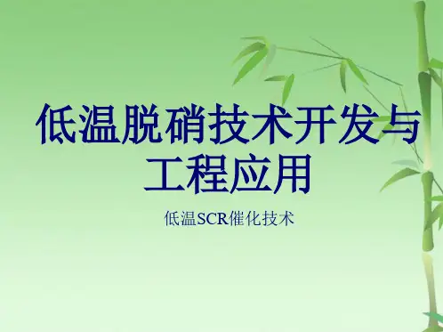 低温SCR脱硝技术(共43张PPT)