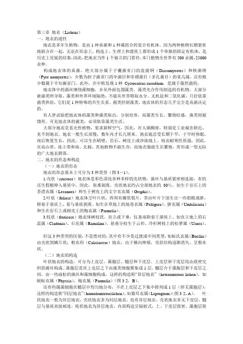 植物学(下)第三章 地衣