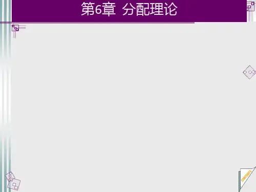 第六章 分配理论  《微观经济学》PPT课件