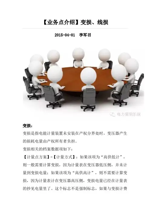 业务点介绍变损线损