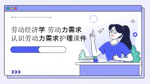 劳动经济学 劳动力需求认识劳动力需求护理课件