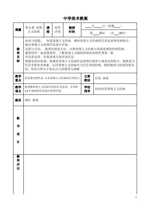 表现主义绘画