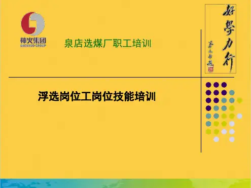 浮选培训课件全套PPT