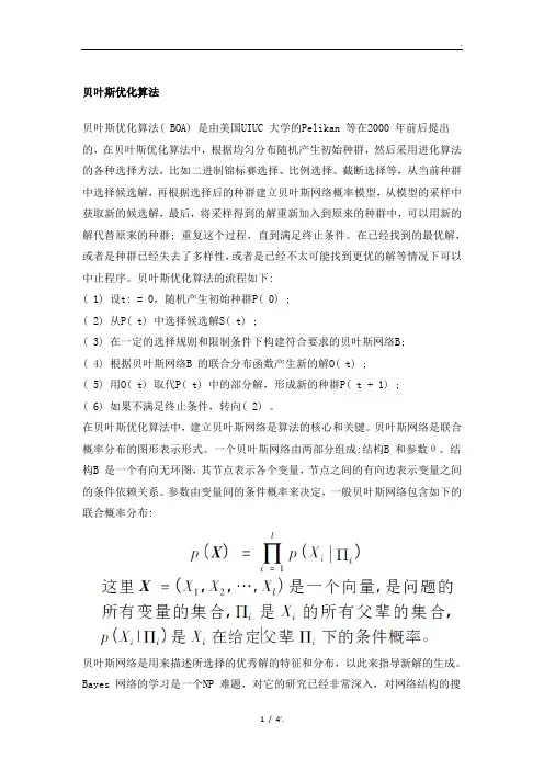 贝叶斯优化算法