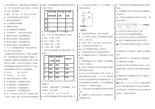 通过激素的调节试题附答案