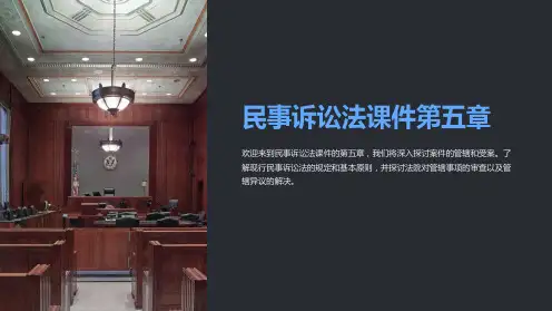 民事诉讼法课件第五章